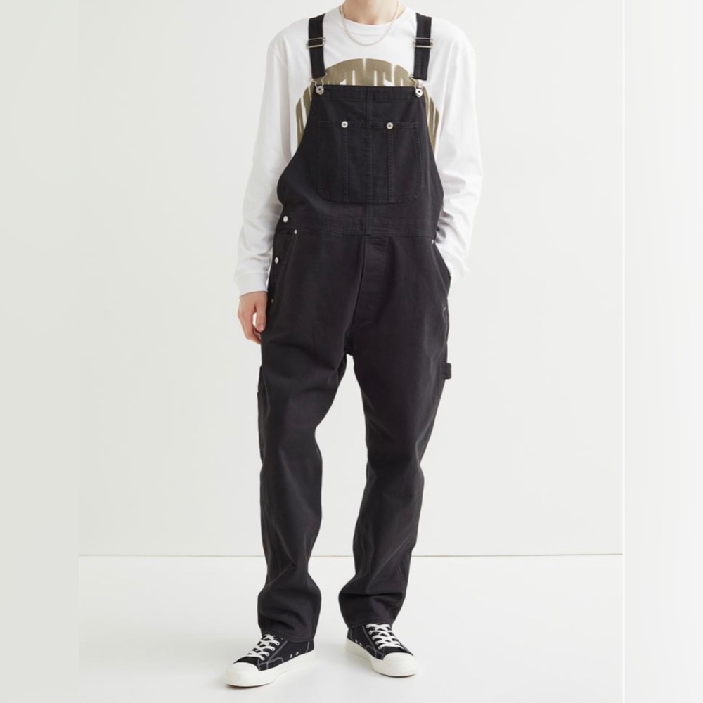 H&M Black Overalls